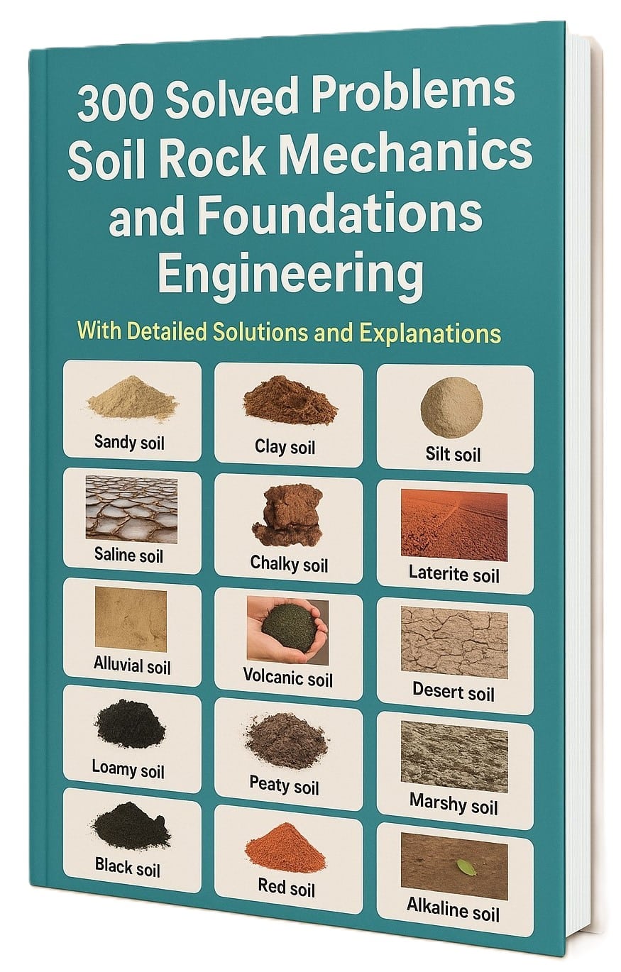 SOIL MECHANICS AND FOUNDATION ENGINEERING SOLVED PROBLEMS visual data 4