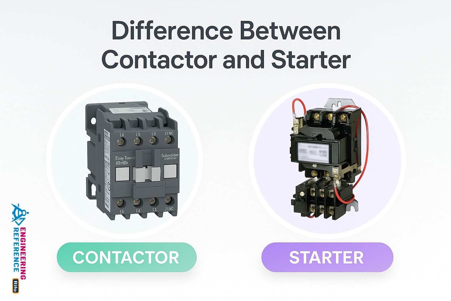 Difference Between Contactor and Starter