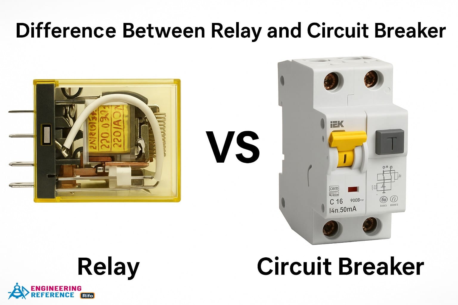 Difference Between Relay and Circuit Breaker