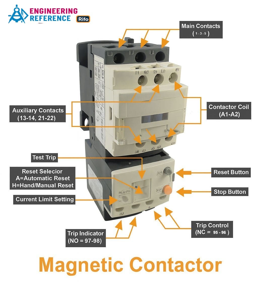 Electric Magnetic Contactor Thermal Overload Relay