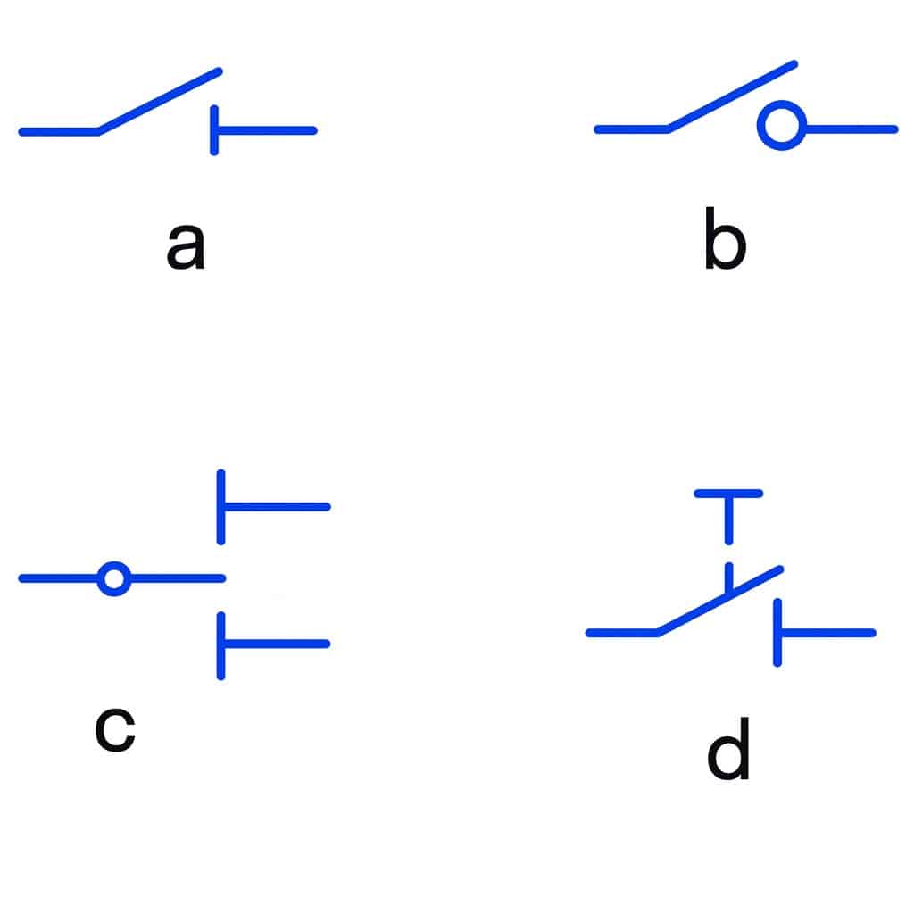 Symbols of Isolator and Disconnector