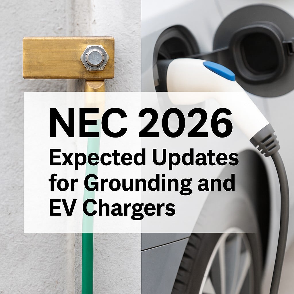 NEC 2026 Expected Updates for Grounding and EV Chargers